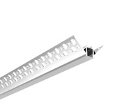 Алюминиевый профиль встраиваемый в гипсокартон 346 (2500*48,8*22,7мм с рассеивателем, внешний угол)