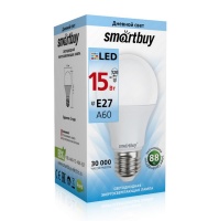Светодиодная (LED) Лампа Smartbuy-A60-15W/4000/E27