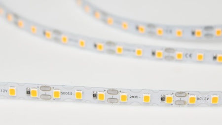 Светодиодная лента S-образная 2835, 120led/m, yellow, 12V, IP20, BA6
