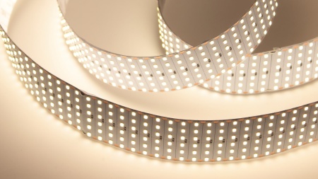 Светодиодная лента Lux Class, 2835, 600 led/m, шестирядная, day white, 24V, 48W/m, IP20, X16