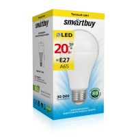 Светодиодная (LED) Лампа Smartbuy-A65-20W/3000/E27 (SBL-A65-20-30K-E27)