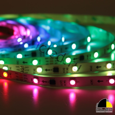Светодиодная лента LUX class, 5050, 30 led/m, A33, RGB-SPI (WS2811A), 12V, IP33
