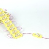 Светодиодный модуль 3 led 2835 MOD108 (12V, 1.5W, yellow, IP65)