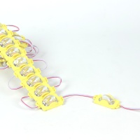 Светодиодный модуль 3 led 2835 MOD108 (12V, 1.5W, yellow, IP65)