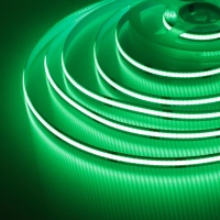 Светодиодная лента COB, 300 chip/m, green, 12V, IP20, A234
