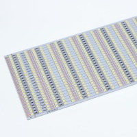 Светодиодная линейка 2835, 96 Led, P602 (12V, 15W, cool white, 4mm)