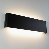 Светильник настенный светодиодный JH-BD-B02 DHL23 (220V, 12W, черный корпус, warm white)