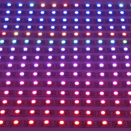 Светодиодная лента LUX class, 5050, 60 led/m, V62, RGB-SPI (WS2811A), 5V, белый шлейф, IP33