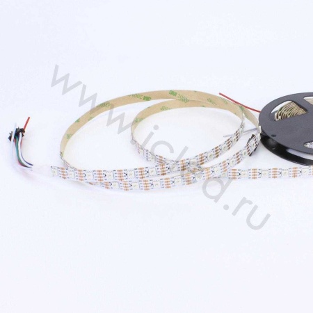 Светодиодная лента LUX class, 5050, 60 led/m, V621, RGB-SPI (WS2813), 5V, белый шлейф, IP33