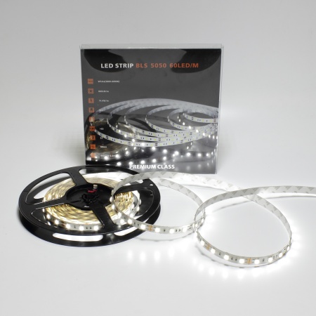 Светодиодная лента Class Premium, 5050, 60 led/m, White, 12V, IP33, A21