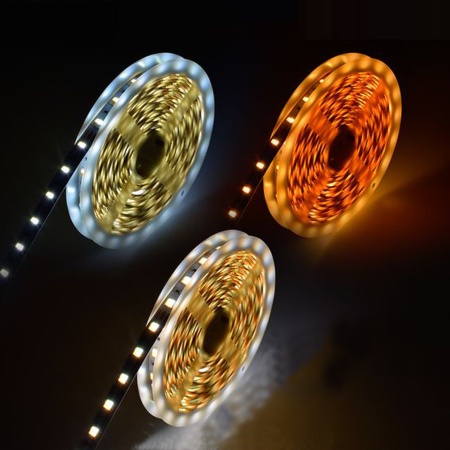 Светодиодная лента Class Premium 3838 60 led/m, CCT (white/ warm white), 12V, IP33, А45