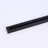 Трек для спотов 2L 1м NX8 (однофазный, 2 провода, усиленный, черный)