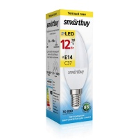Светодиодная (LED) Лампа Smartbuy-C37-12W/3000 (SBL-C37-12-30K-E14)/100
