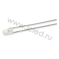 Светодиод ICL-3mm LE52 (yellow, 500-700 mcd, fog)