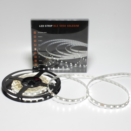 Светодиодная лента Class Premium, 5050, 60 led/m, White, 24V, IP33, А27