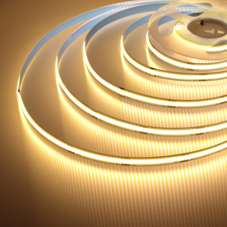 Светодиодная лента COB, 300 chip/m, warm white, 12V, IP20, A231