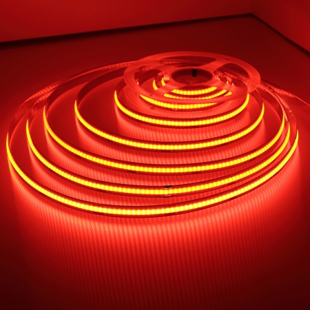 Светодиодная лента COB, 300 chip/m, red, 12V, IP20, A235